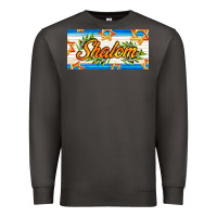Smoke shalom with olive branch Premium Sweatshirt - AdoDesignShop