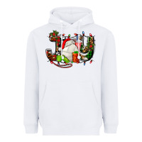 White joy with volleyball and santa's hat Heavyweight Hoodie - AdoDesignShop