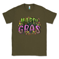 Army Green mardi gras Classic Tee - CowGirlArtShop
