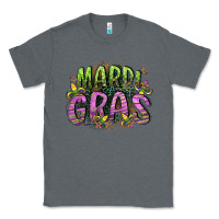 Charcoal Heather mardi gras Classic Tee - CowGirlArtShop