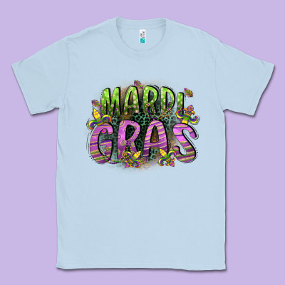 Mardi Gras Classic Tee Designed By Cowgirlartshop