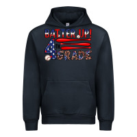 Navy batter up 4th grade Urban Hoodie - JahusDesignShop