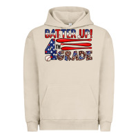 Pigment French Oak batter up 4th grade Urban Hoodie - JahusDesignShop