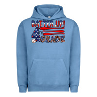 Pigment Pebble Blue batter up 4th grade Urban Hoodie - JahusDesignShop