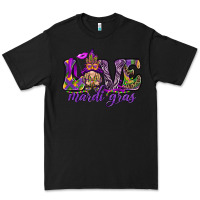 Black Love Mardi Gras with gnome Premium Tee - HowdyJamesFarm