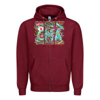 Burgundy certified nursing assistant cna Zipper Hoodie - BarkalooDesign