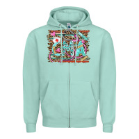 Seafoam certified nursing assistant cna Zipper Hoodie - BarkalooDesign