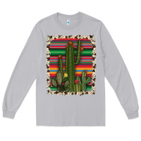 Moon Dust serape cowhide cacti Long Sleeve Tee - RanaPortraitStore