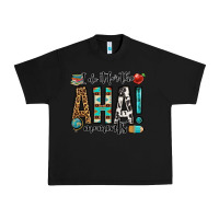 Black i do it for the aha moments teacher Urban Heavy Tee - OliviaCreatesArt