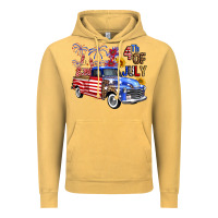 Vintage Mustard Western Truck Fourth Of July America Vintage Hoodie - FaDigitalArtStudio