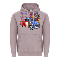 Vintage Zinc Western Truck Fourth Of July America Vintage Hoodie - FaDigitalArtStudio