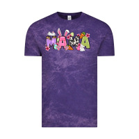 Cloud Purple Easter mama Vintage Tee - OliviaCreatesArt