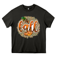 Fall With Background Heavy Core Tee | Teevron