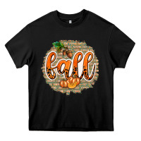 Black Fall with Background Heavy Core Tee - texasbilliewilder