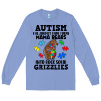 Colony Blue Autism grizzlies Long Sleeve Tee - FaDigitalArtStudio
