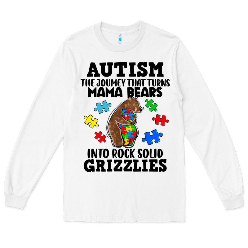 Autism Grizzlies Long Sleeve Tee by FaDigitalArtStudio | Teevron
