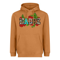 Meerkat madre with roses and cactus Heavyweight Hoodie - AdoDesignShop