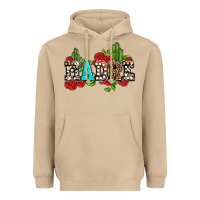 Mushroom madre with roses and cactus Heavyweight Hoodie - AdoDesignShop