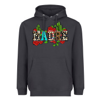 Smoke madre with roses and cactus Heavyweight Hoodie - AdoDesignShop