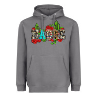 Storm madre with roses and cactus Heavyweight Hoodie - AdoDesignShop