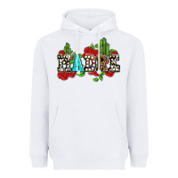 White madre with roses and cactus Heavyweight Hoodie - AdoDesignShop