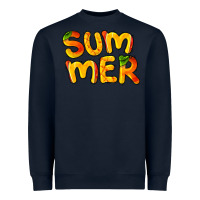 Navy summer mango Heavyweight Sweatshirt - BarkalooDesign