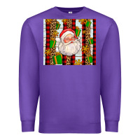 Purple santa with gifts Premium Sweatshirt - AdoDesignShop
