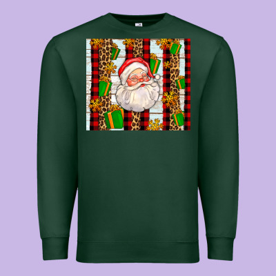 Santa With Gifts Premium Sweatshirt Designed By Adodesignshop