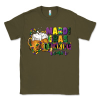 Army Green mardi gras drinking team 12 inches 300 dpi Classic Tee - CowGirlArtShop