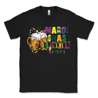 Black mardi gras drinking team 12 inches 300 dpi Classic Tee - CowGirlArtShop