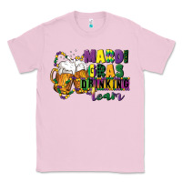 Bubblegum Pink mardi gras drinking team 12 inches 300 dpi Classic Tee - CowGirlArtShop