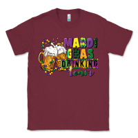 Burgundy mardi gras drinking team 12 inches 300 dpi Classic Tee - CowGirlArtShop