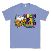 Colony Blue mardi gras drinking team 12 inches 300 dpi Classic Tee - CowGirlArtShop