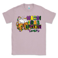 Lilac mardi gras drinking team 12 inches 300 dpi Classic Tee - CowGirlArtShop