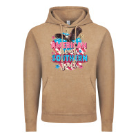 Vintage Coffee American heart southern soul 4th of july Vintage Hoodie - FaDigitalArtStudio