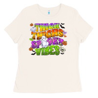Bone thick thighs and spooky vibes Ladies Tee - CowGirlArtShop