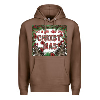 Chestnut just a girl who loves christmas Premium Hoodie - CowhideDigitalArt