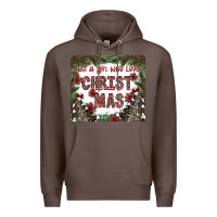 Coffee just a girl who loves christmas Premium Hoodie - CowhideDigitalArt