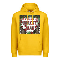 Lemon just a girl who loves christmas Premium Hoodie - CowhideDigitalArt
