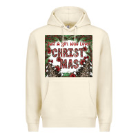 Sandshell just a girl who loves christmas Premium Hoodie - CowhideDigitalArt