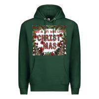 Sports Green just a girl who loves christmas Premium Hoodie - CowhideDigitalArt