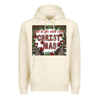 Tofu just a girl who loves christmas Premium Hoodie - CowhideDigitalArt