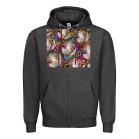 Merino Ram Tie Dye Tumbler Zipper Hoodie | Teevron