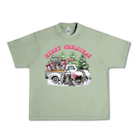 Oil Green merry christmas gnomies Urban Heavy Tee - FaDigitalArtStudio