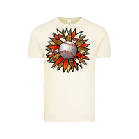 Baseball Sunflower Vintage Tee | Teevron