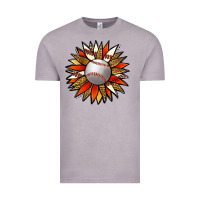 Vintage Zinc Baseball Sunflower Vintage Tee - Jasminsmagicworld
