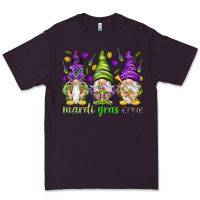 Plum Mardi Gras crew with gnomies Premium Tee - HowdyJamesFarm