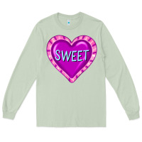 Matcha valentine's day hearts Long Sleeve Tee - FaDigitalArtStudio