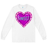 White valentine's day hearts Long Sleeve Tee - FaDigitalArtStudio