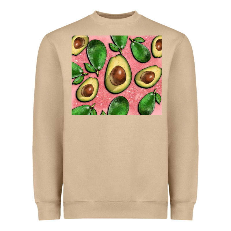 Avacado Pink Tumbler Heavyweight Sweatshirt by BarkalooDesign | Teevron